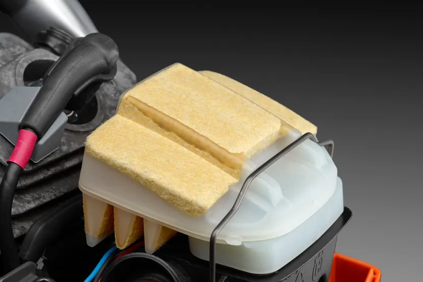 AIR INJECTION™ FILTERS 98% OF DUST